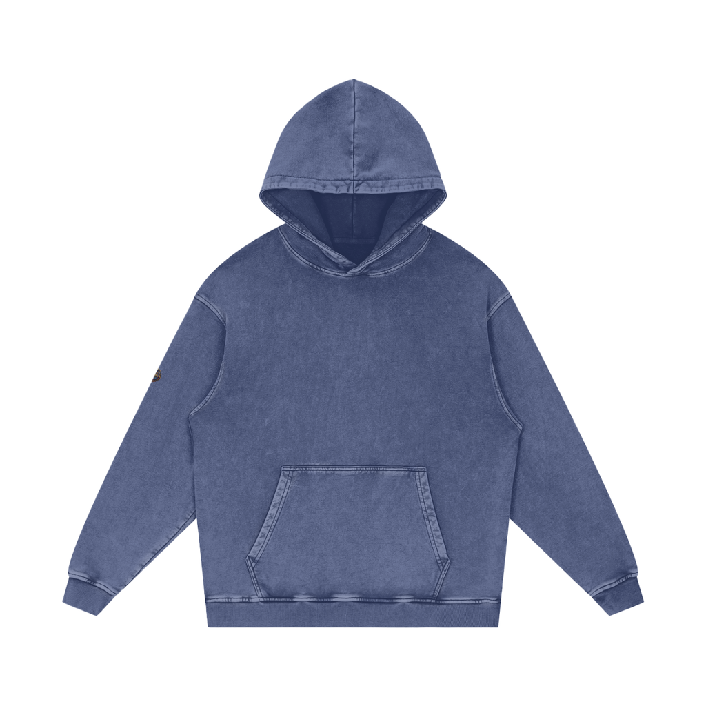 Flavour - Snow Washed Loose Cotton Hoodie