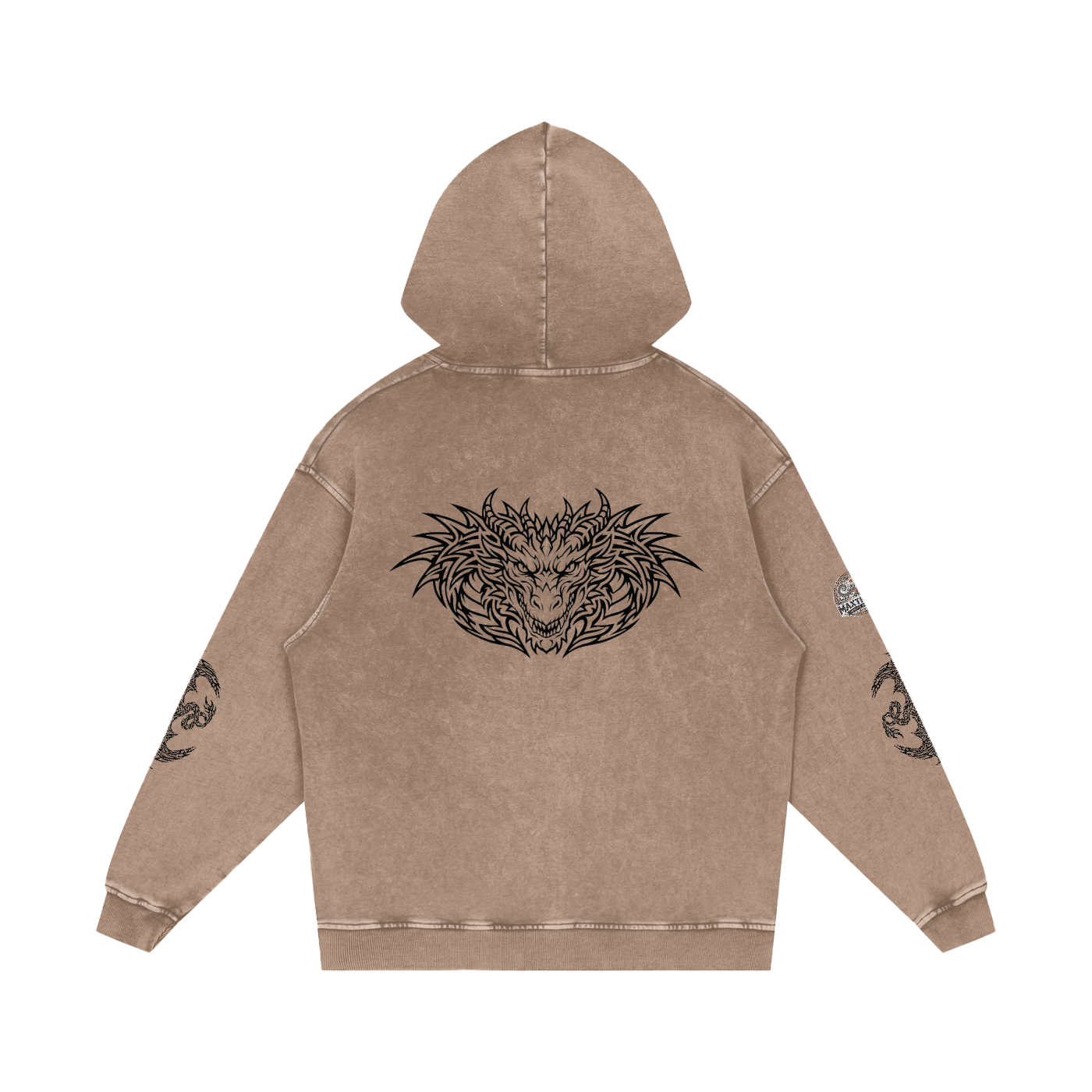 Dragon D-Line Loose Cotton Hoodie