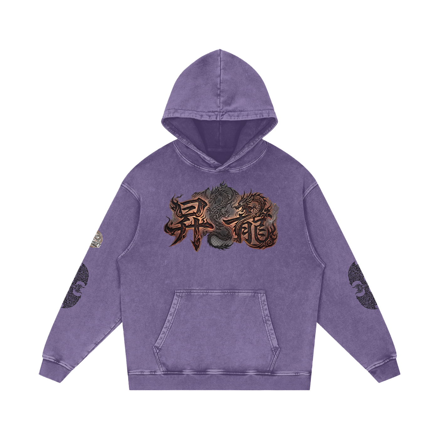 Dragon D-Line Loose Cotton Hoodie