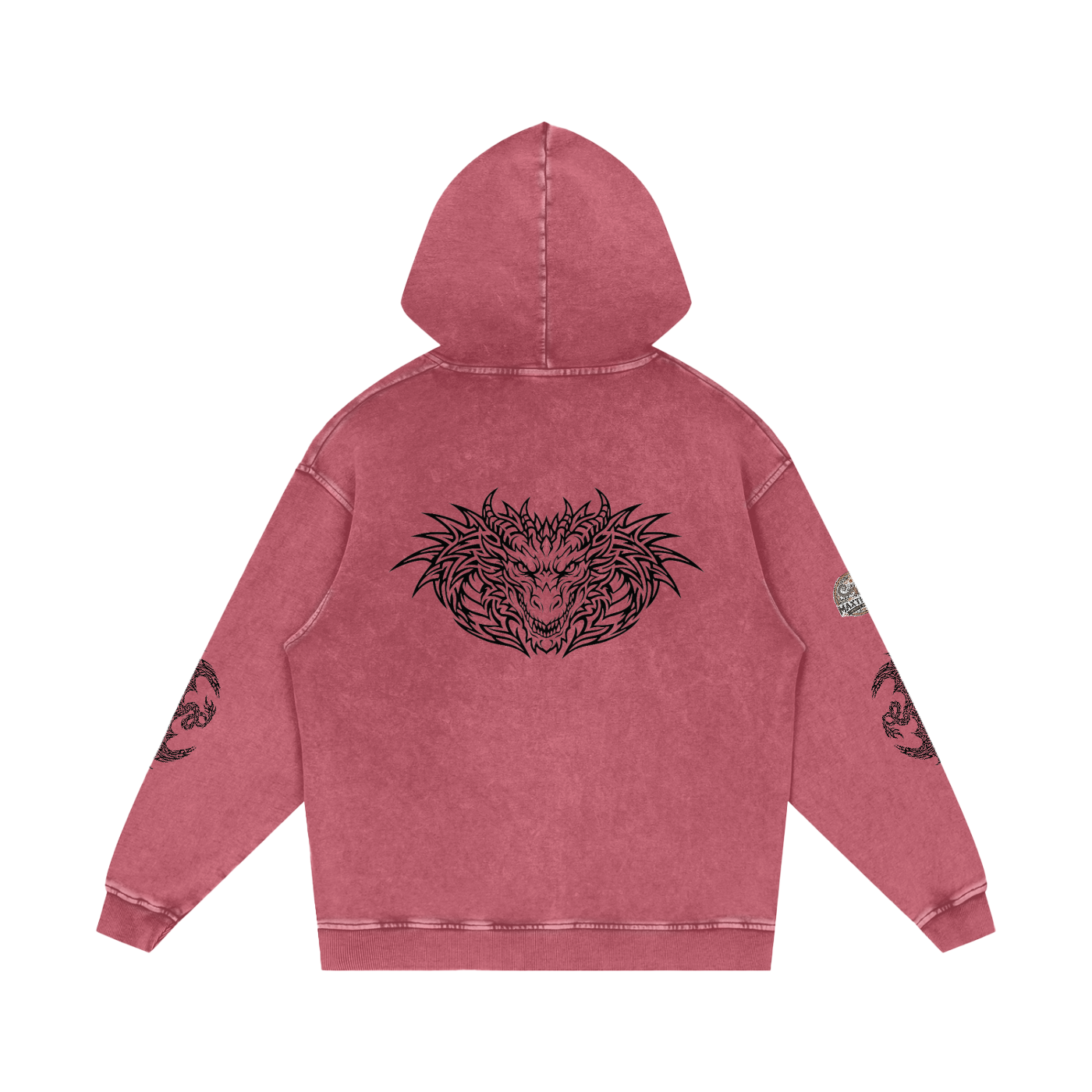 Dragon D-Line Loose Cotton Hoodie