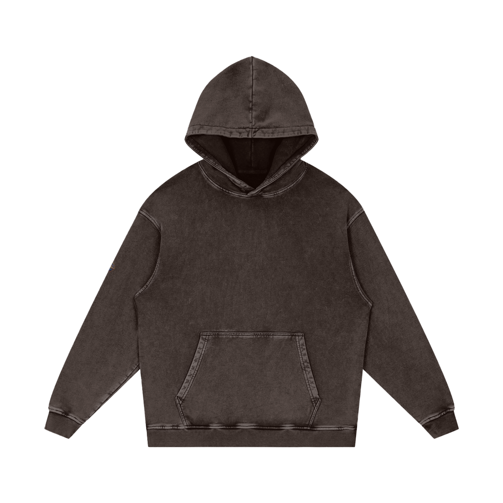 Flavour - Snow Washed Loose Cotton Hoodie