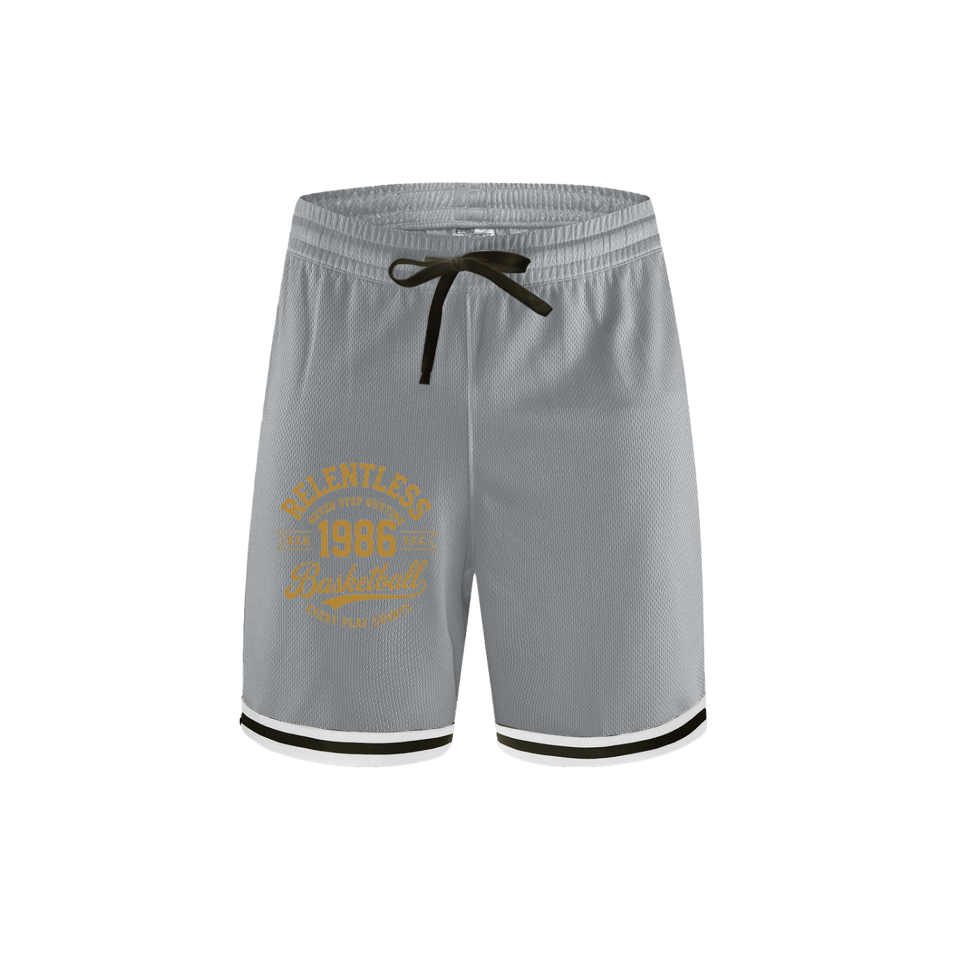 Ball - Classic Stripe Trim Basketball Shorts