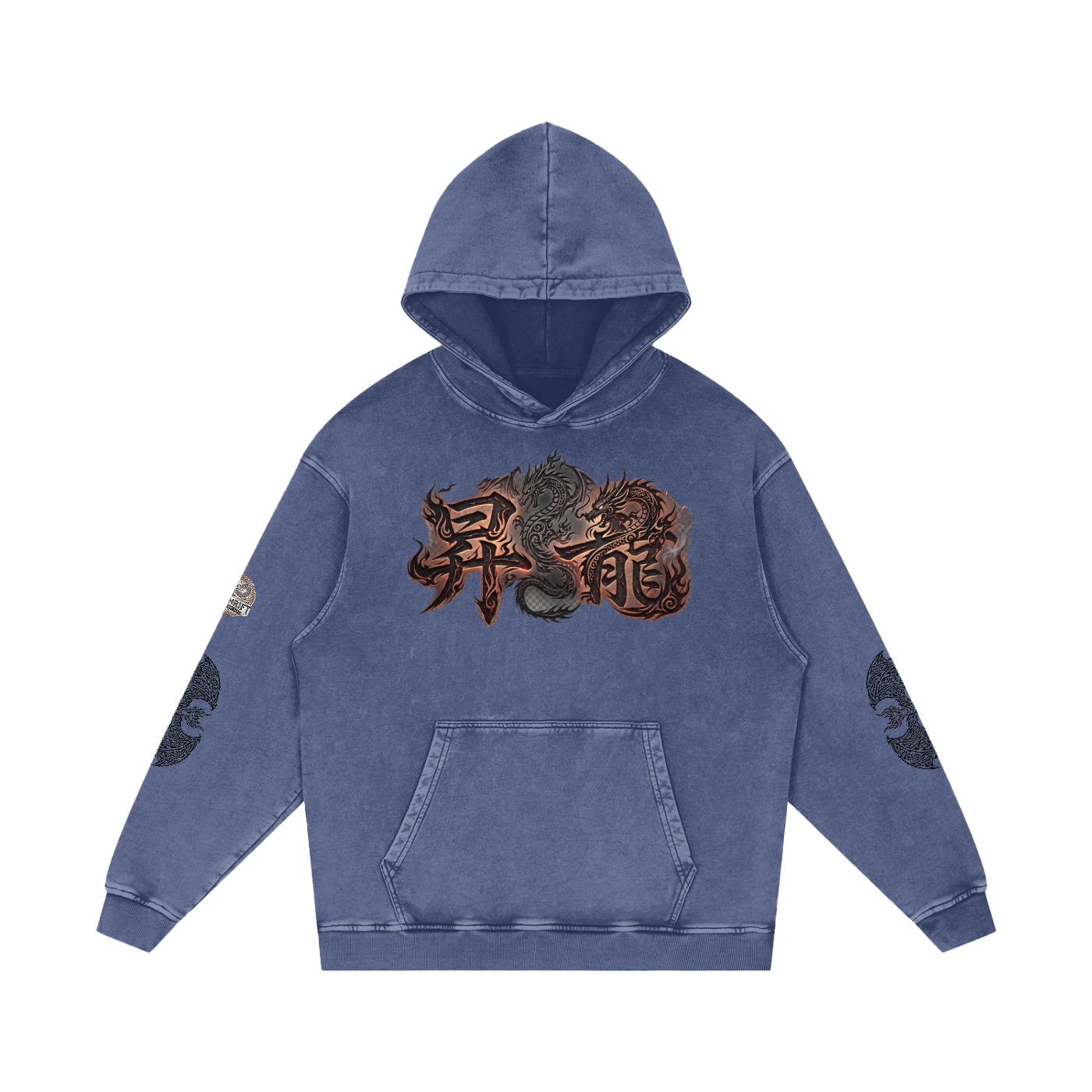Dragon D-Line Loose Cotton Hoodie