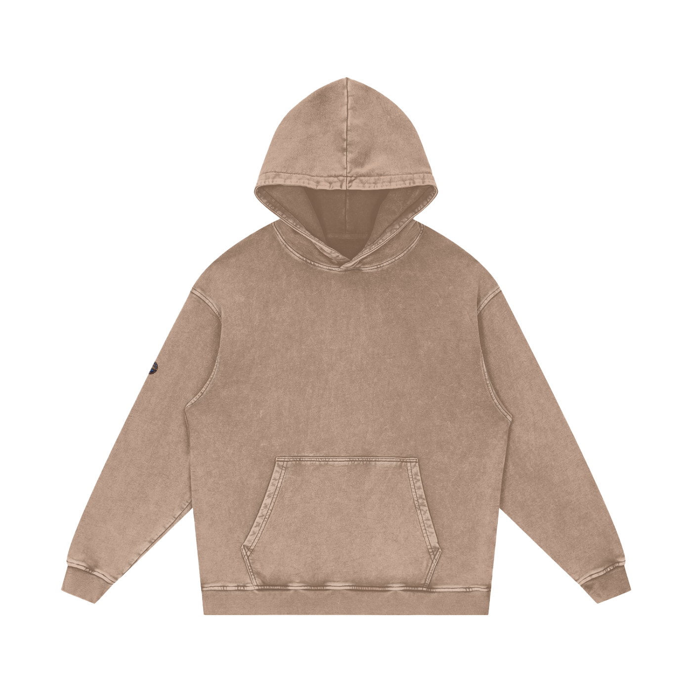 Flavour - Snow Washed Loose Cotton Hoodie