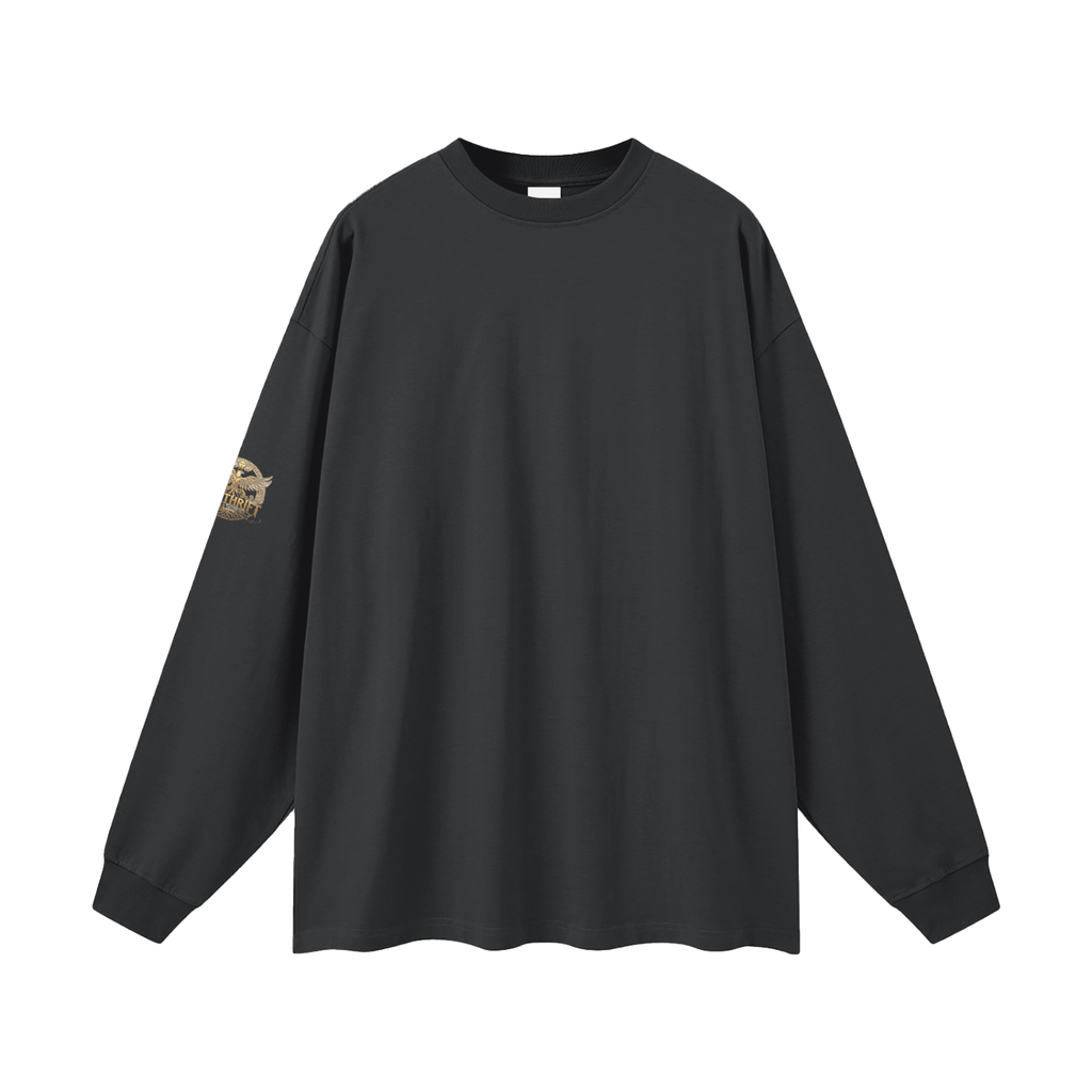 Tribal T-Line Oversized Unisex Long Sleeve T-Shirt