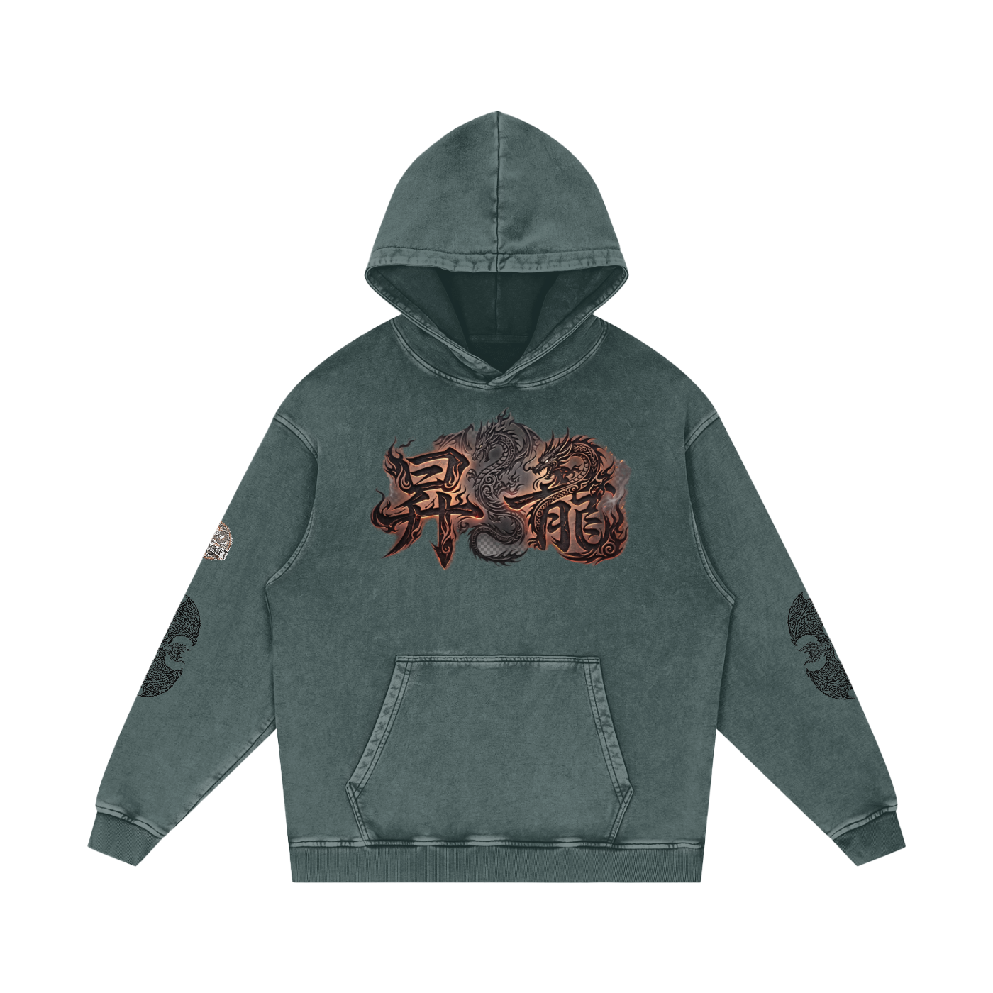 Dragon D-Line Loose Cotton Hoodie