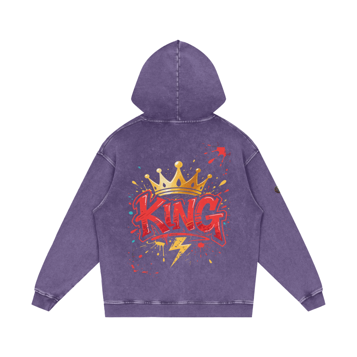 Flavour - Snow Washed Loose Cotton Hoodie