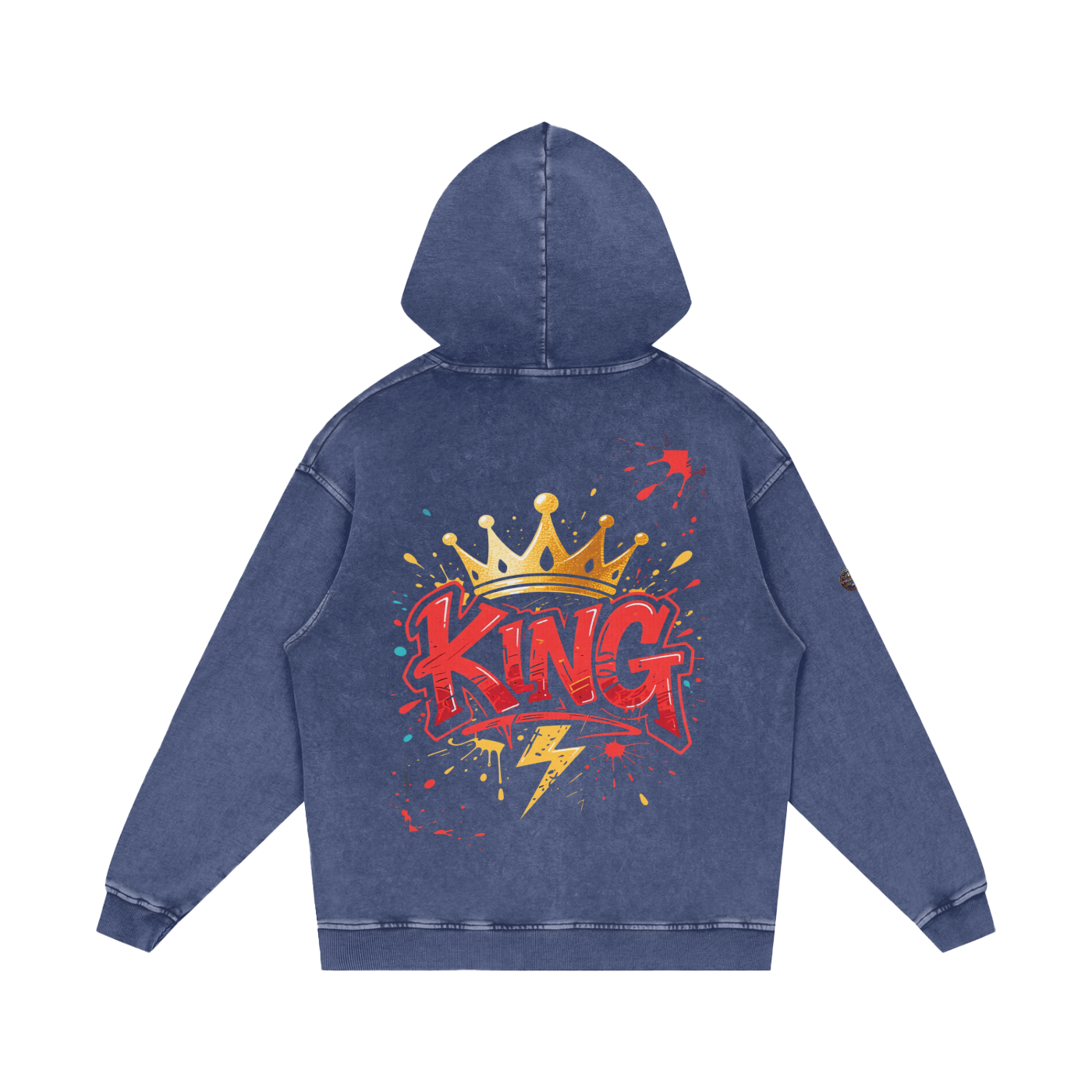 Flavour - Snow Washed Loose Cotton Hoodie