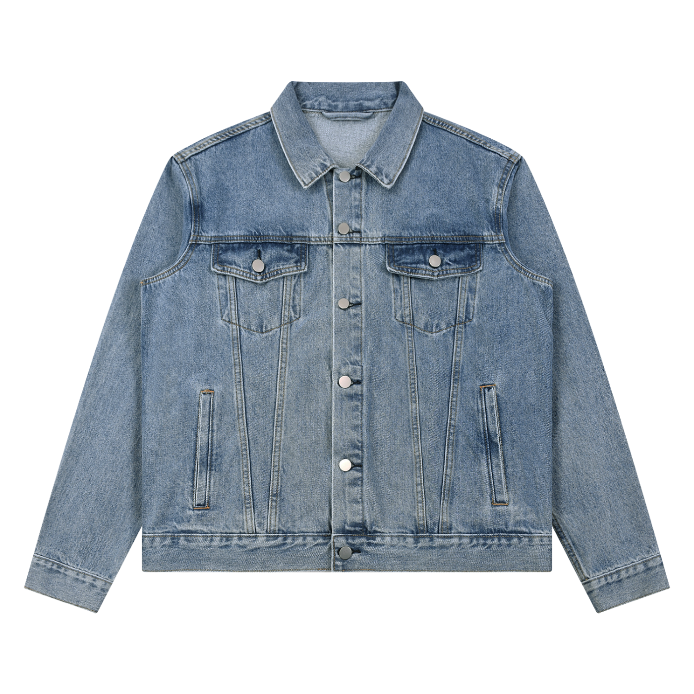 Tribe - Unisex Vintage Wash Denim Jacket