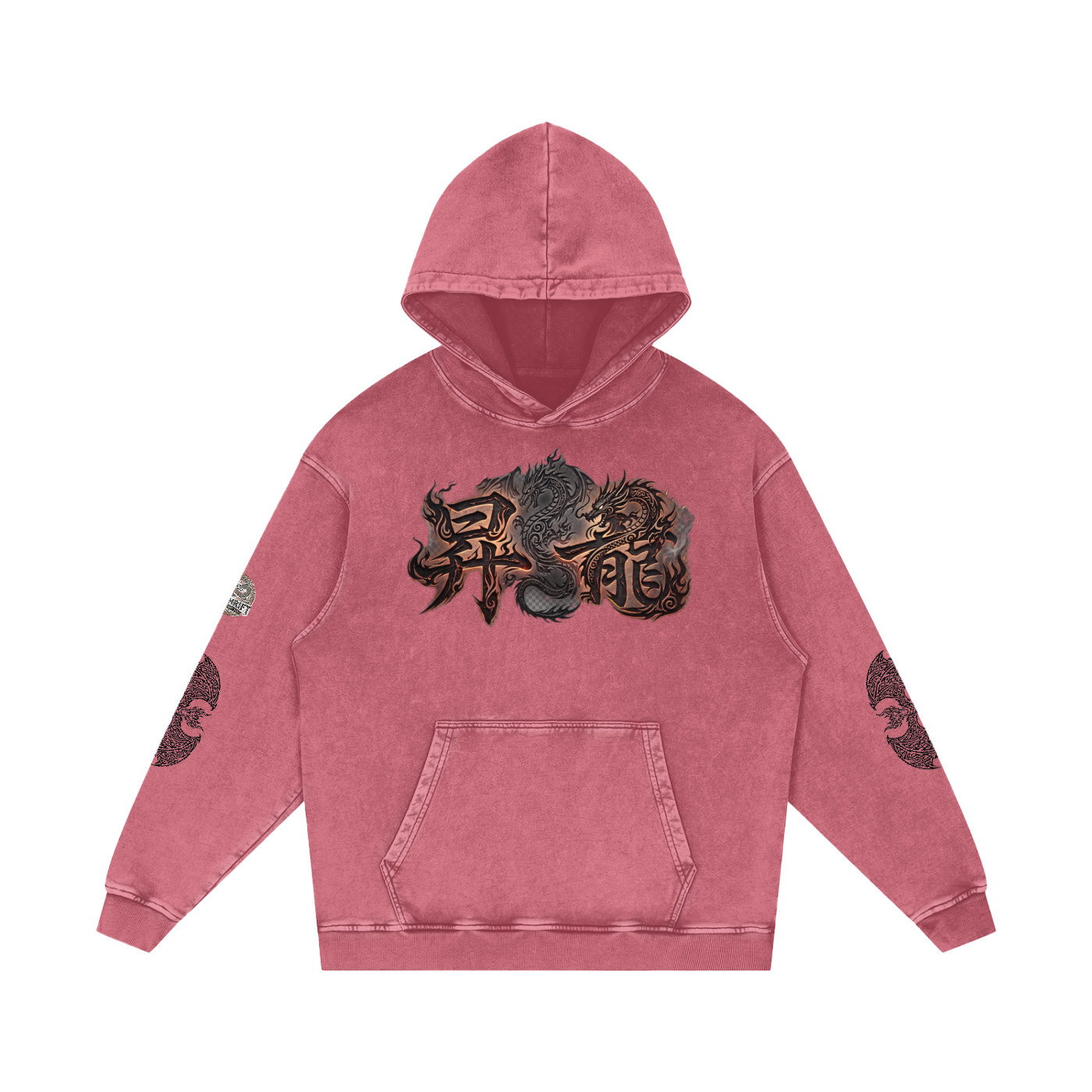 Dragon D-Line Loose Cotton Hoodie